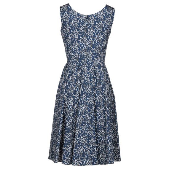 DOLCE & GABBANA DRESS BOWS PRINT FLARED SKIRT sz IT 42 US 6 - Picture 4 of 11